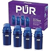PUR Water Filters for Pitcher &amp; Dispenser, Replacement Water Filter 2-Pack | Household Water Filter Replacement for Cleaner Water, Water Filtration, 2 in 1 Filtration, Replacement Filter, 4 Month Value