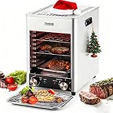 Newhai Commercial Steak Broiler 1700W Indoor Electric Steak Grill Automatic Steak Smoker Broiler Time Temperature Adjustable 
