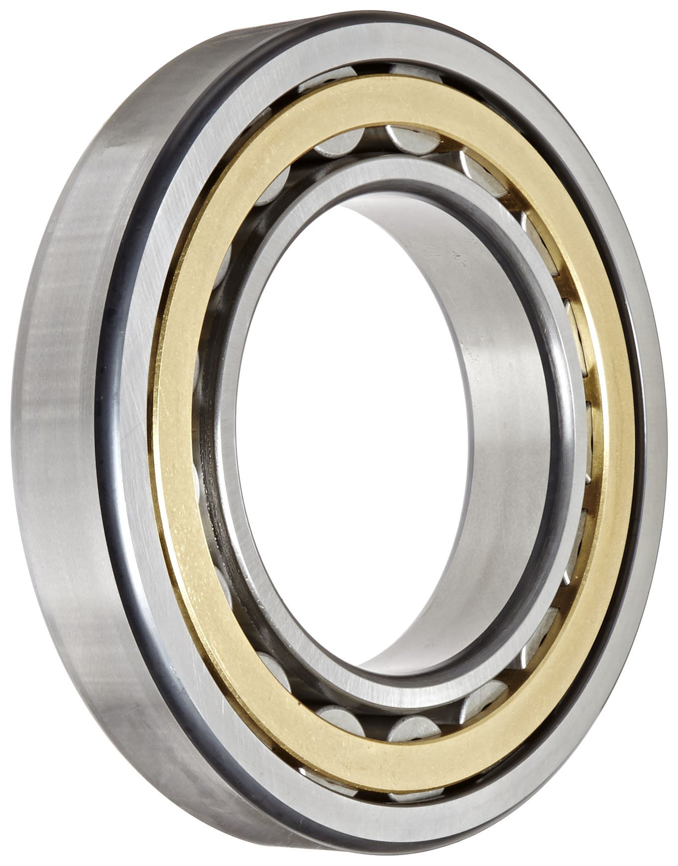 FAG NU226E-M1 Cylindrical Roller Bearing, Single Row, Straight Bore, Removable Inner Ring, High Capacity, Brass Cage, Normal Clearance, 130mm ID, 230mm OD, 40mm Width