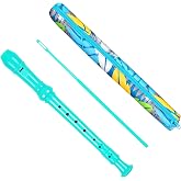 Descant Soprano Recorder Music Recorder Instrument for Kids Flute Kids Recorder with Cleaning Rod + Case Bag&hellip;