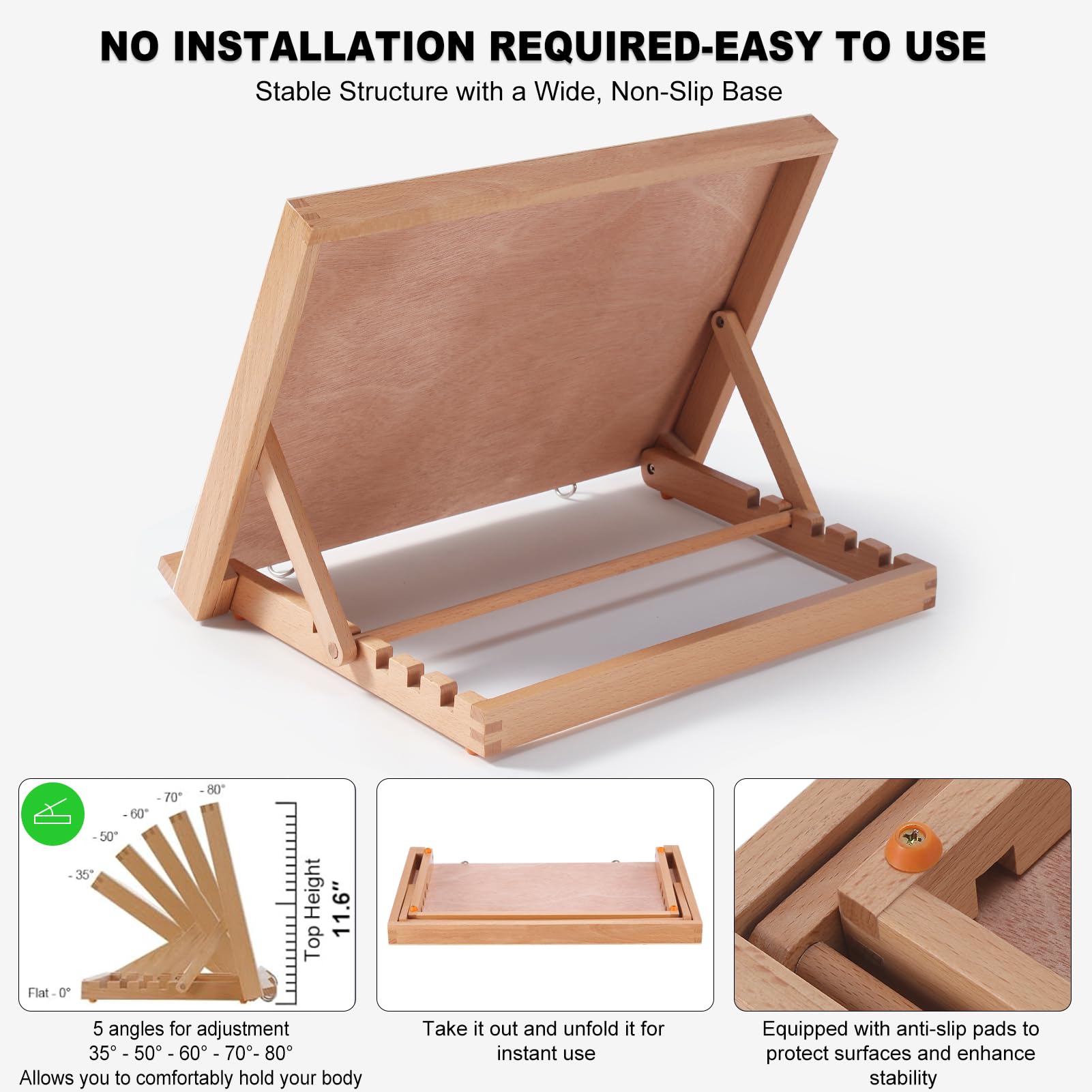 Tabletop Easel for Painting, 16.5