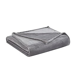 TRULY SOFT Velvet Plush Grey Polyester 1-Piece