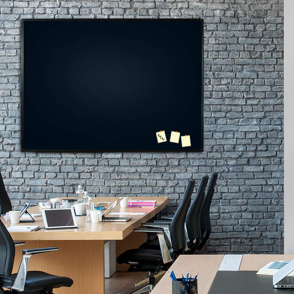 JILoffice Black Chalkboard/Black Board 48 x 36 Inch, Black