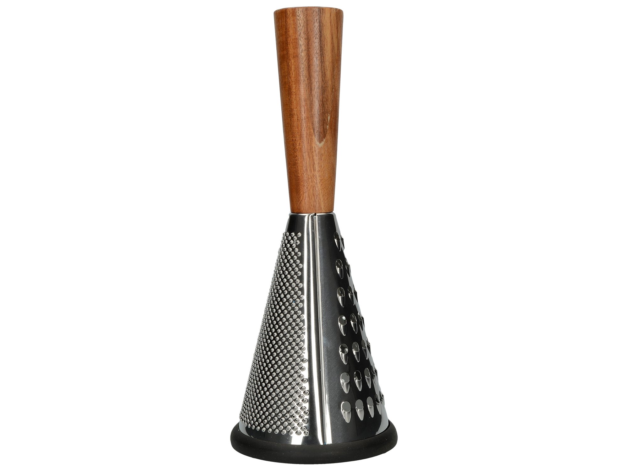 MasterClass Gourmet Cheese Small Vintage-Style Conical Cheese Grater with Wooden Handle, 11 x 11 x 28 cm (4.5'' x 4.5'' x 11'')