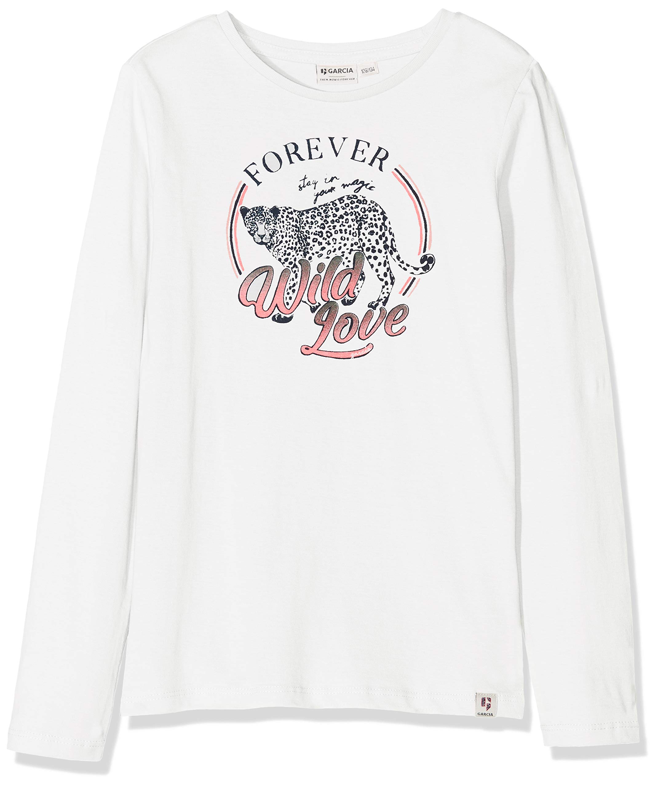 Garcia Kids Girl's H94601 Long Sleeve Top, White (Off White 53), 92/98