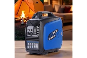 GasXcel 2500 Watt Portable Inverter Generator, Super Quiet Gas Powered Generators W/CO Sensor & Parallel Socket, ECO Mode, Multiple Outputs Emergency Home Backup, Small Generator for Camping Home Use