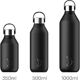 Chilly's Series 2 Bottle Stainless Steel 350ml Abyss Black Double Wall Vacuum view 3