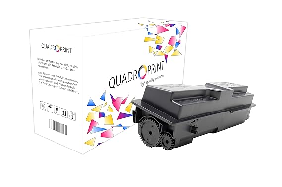 QUADROPRINT Toner ersetzt Kyocera TK-130 Schwarz, ca. 7.200 Seiten, für Kyocera FS 1028 1128 1300 1350 Arztdrucker D DN DP DT
