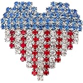 Memorial Day Jewelry 4th Of July Rhinestone USA Flag Necklace Patriotic Red White Blue Enamel American Us Flags Heart Angel Wing Shaped Chain Necklace For Women Men Independence Memorial Day Fourth Of Memorial Day Jewelry 4th Of July Rhinestone USA Flag Necklace Patriotic Red White Blue Enamel American Us Flags Heart Angel Wing Shaped Chain Necklace For Women Men Independence Memorial Day Fourth Of