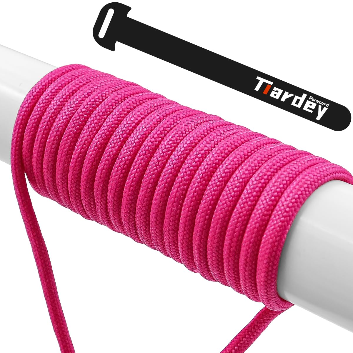 Tiardey PPF-060 Paracord 4mm 100ft (31m) 7 Core Strand,Tear-resistant,Nylon Cord,Mil Spec Type III Paracord,Holds up to 250kg for Outdoor Survival Camping