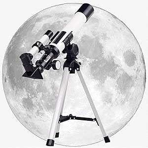 BYCZ Astronomical Telescope for Adults 2021 Professional Refractor Telescope 400mm Focal Length, High Magnification Astronomical Telescope to Observe Deep Space Stargazing for Beginners