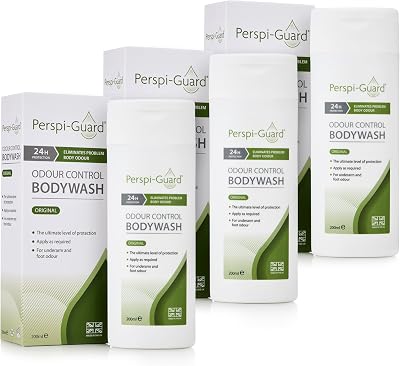 Perspi-Guard Odour Control Antibacterial Body Wash 200ml 3-Pack Unisex