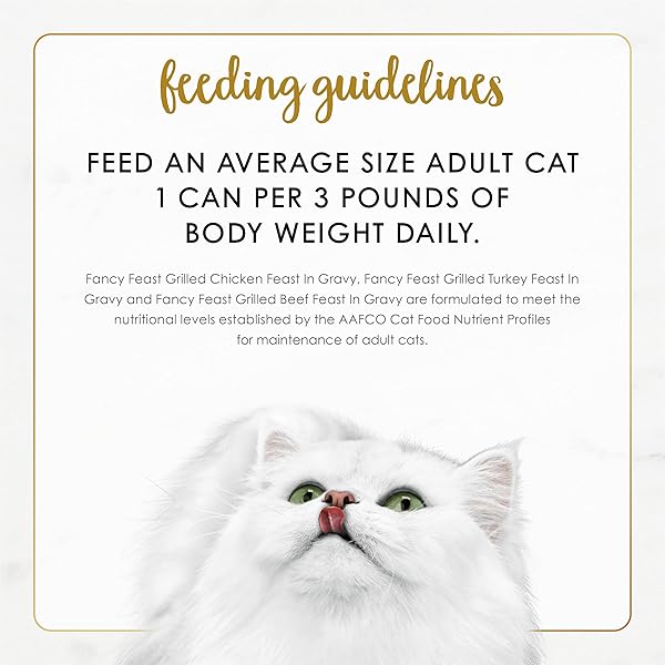 PURINA FANCY FEAST GRILLED WET CAT FOOD POULTRY AND BEEF COLLECTION WET CAT FOOD VARIETY PACK – (PACK OF 30) 3 OZ. CANS