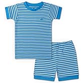 monica + andy unisex-baby Organic Two-piece Shorty Pajama Set