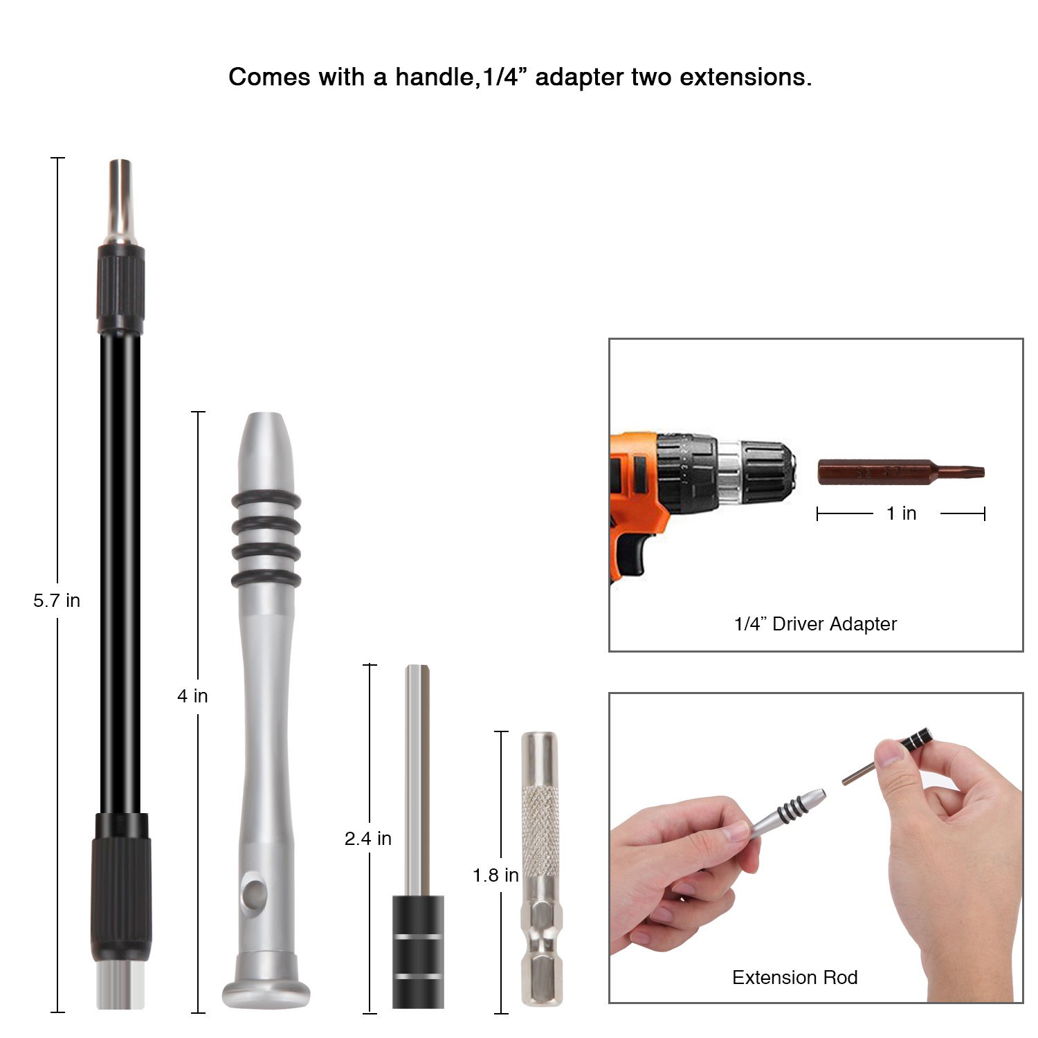 UFire 63 in 1 Precision Screwdriver Set with 56 Bit Magnetic Screwdriver Kit Electronics Repair Tool Kit for iPhone, Tablet, Macbook, Xbox, Cellphone, PC, Game Console - Green