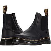 Dr. Martens Unisex Embury Chelsea Boot, Black Wyoming, 8 Women/7 Men