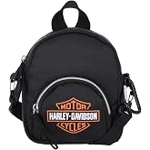 Harley-Davidson Women's Bar &amp; Shield Logo Covertible Mini Backpack, Black