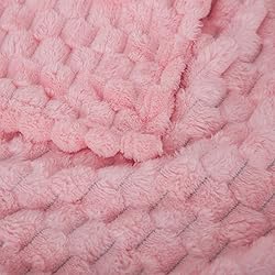 Puncuntex Light Pink Throw Blanket 60"×80" inches