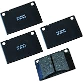 Bendix Premium SBC43 Ceramic Front Brake Pads for Select Models Volvo 122, 142, 144, 145, 164, 240, 242, 244, 245, 262, 264, 265, 1800, DL, GLE