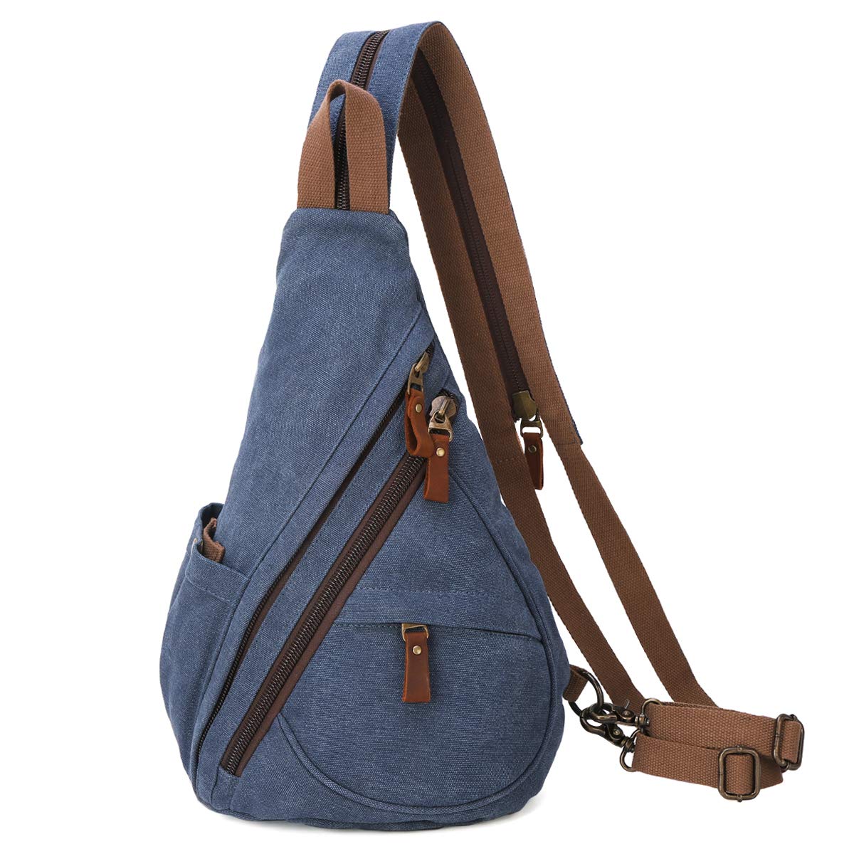 Canvas Sling Bag Small Crossbody Backpack Shoulder Casual Daypack