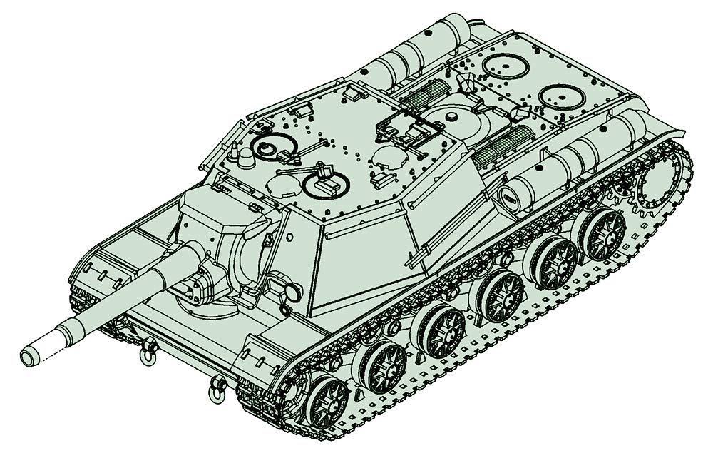 Trumpeter 1:72 - Soviet SU- 152 S.P. Heavy Howitzer - Late