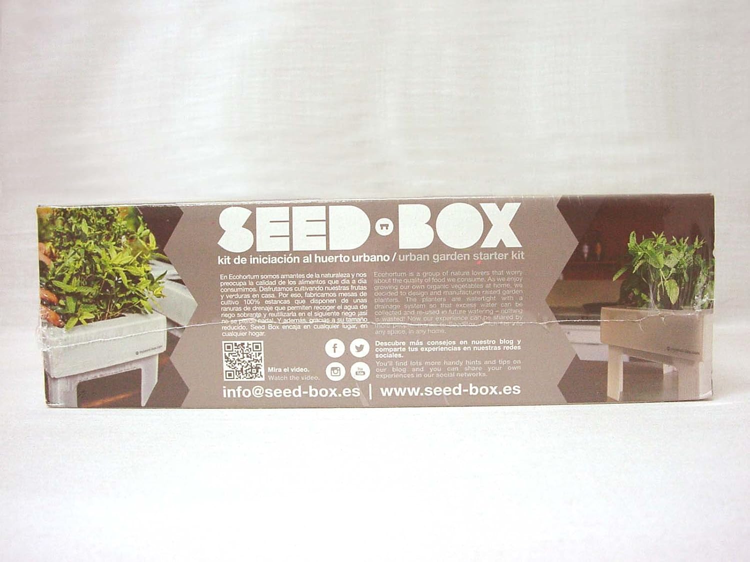 SEED BOX KIT HUERTO URBANO MEZCLUM ENSALADA CANONIGOS ESPINACAS ...