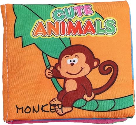 Amazon Kluma 布の本 ベビー用品 赤ちゃん 子供絵本 英語 あそびえほん 知育玩具 音が鳴る 学習多機能 破れない ソフトブック 布のおもちゃ 布のおもちゃ ホビー