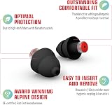 Alpine F1 Earplugs Reusable Hearing Protection 22dB CE UKCA Certified Soft view 3