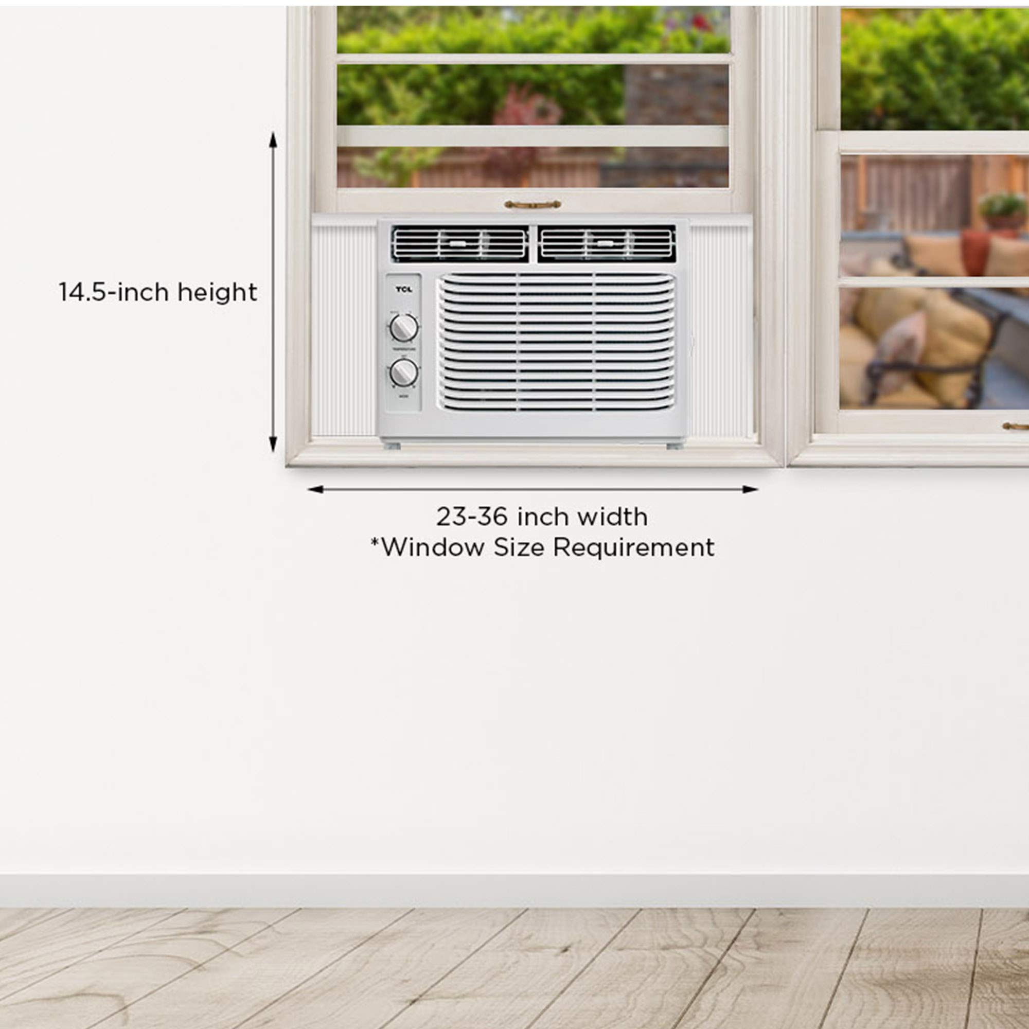 5WR1-A Home Series Window Air Conditioner, 5,000 BTU, White