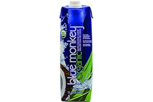 BLUE MONKEY Organic Coconut Water Tetra 1L, 12 Count