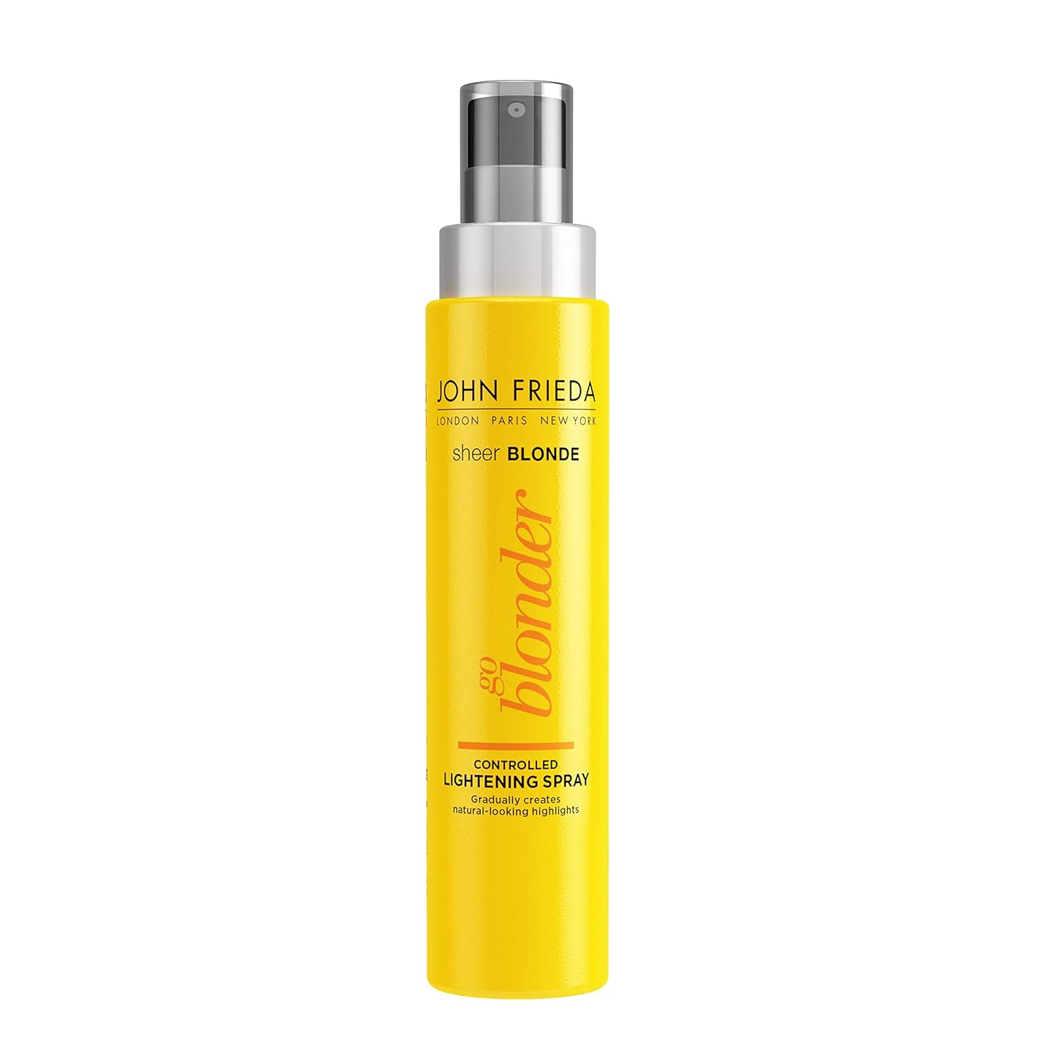 John Frieda 15545 Sheer Blonde Go Blonder Lightening Spray, 3.5 Ounce Controlled Hair Lightener with Citrus and Chamomile Blond Mend Technology (Packaging May Vary): Beauty