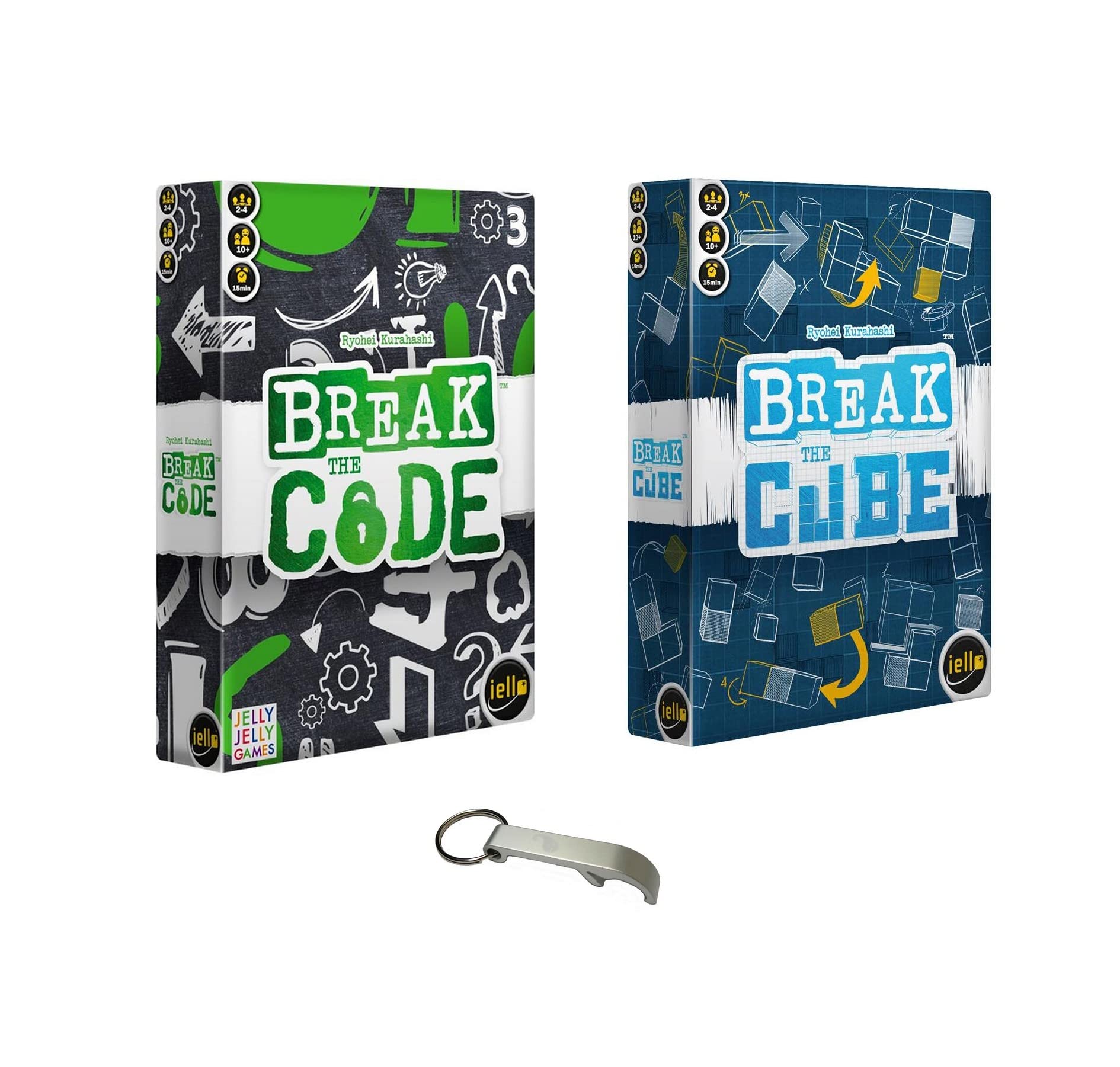 Break The Code + Break The Cube + 1 Blumie Bottle Opener (Break The Code + Break The Cube)