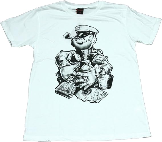 Amazon Exclusive デザイン Tシャツ ポパイ カジノ メンズ 並行輸入品 Tシャツ カットソー 通販