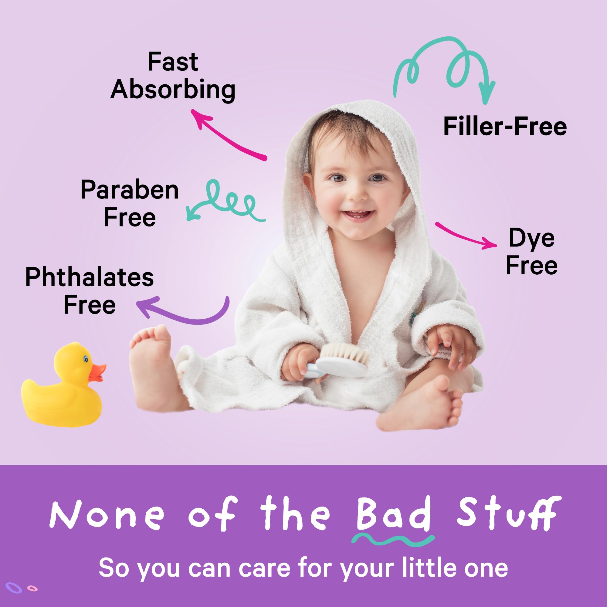 Pink Stork Baby Bath Flakes – Pure Magnesium Chloride Bath Soak for Infants + Toddlers – Fragrance-Free, Non-GMO, No Melatonin – Supports Bedtime Routine, Skin Comfort + Wellness – 16 oz