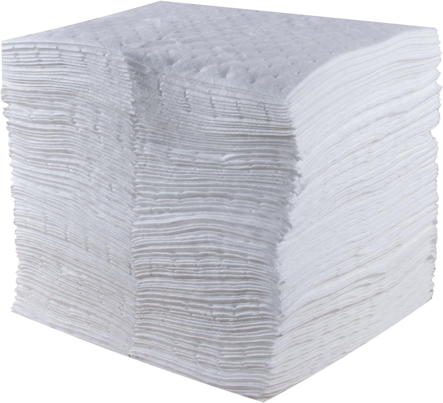 Premium White Oil Only Super Absorbent Mat Pads, 15" x 18