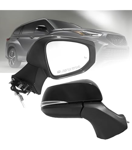 Passenger Side Mirrors Fit For 2009-2013 Toyota Highlander Side Mirror Replacement - View #4