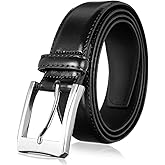 KM Legend Mens Genuine Leather Dress - Classic & Fashion For Work Business And Casual Belt