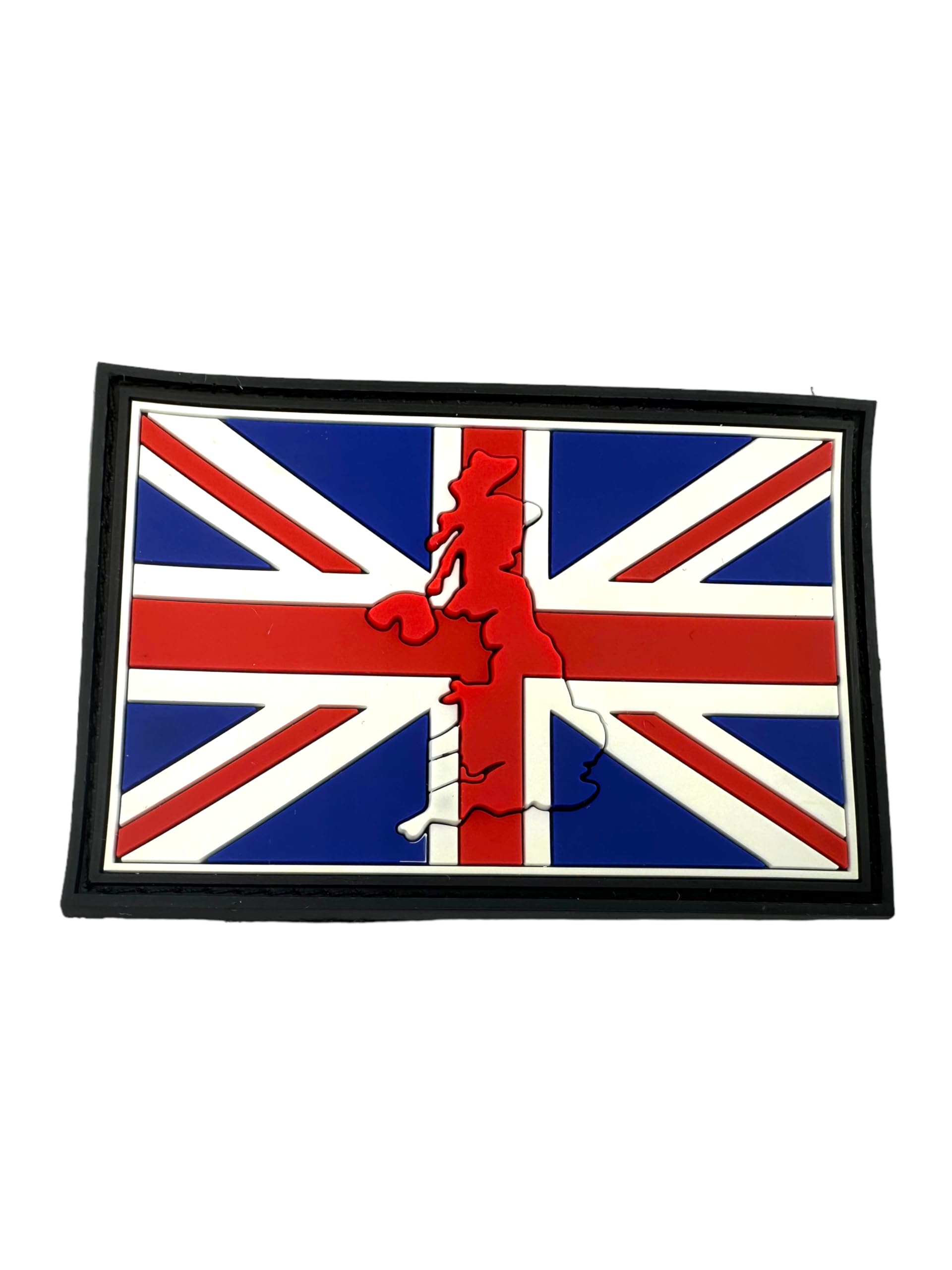 Embossed Union Jack Flag Tactical Airsoft Paintball PVC Patch