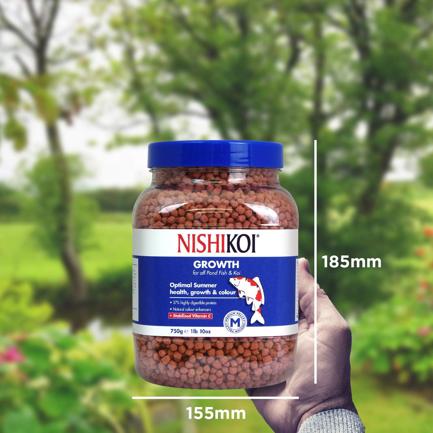 Nishikoi Growth Complete Food for Koi and Pond Fish - Medium Pellets - 750g, 750 g (Pack of 1) - Image 5