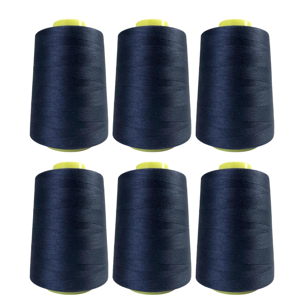 JYC CREATIVE Sewing Thread, 6 Rolls of 40m High Strength Polyester Yarn, Variety of Colors, Crafts, Clothing