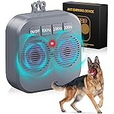 Anti Barking Device for Dogs, Humane Dog Barking Stopper with 3 Modes, Safe & Effective Ultrasonic Anti Barking Deterrent Hom