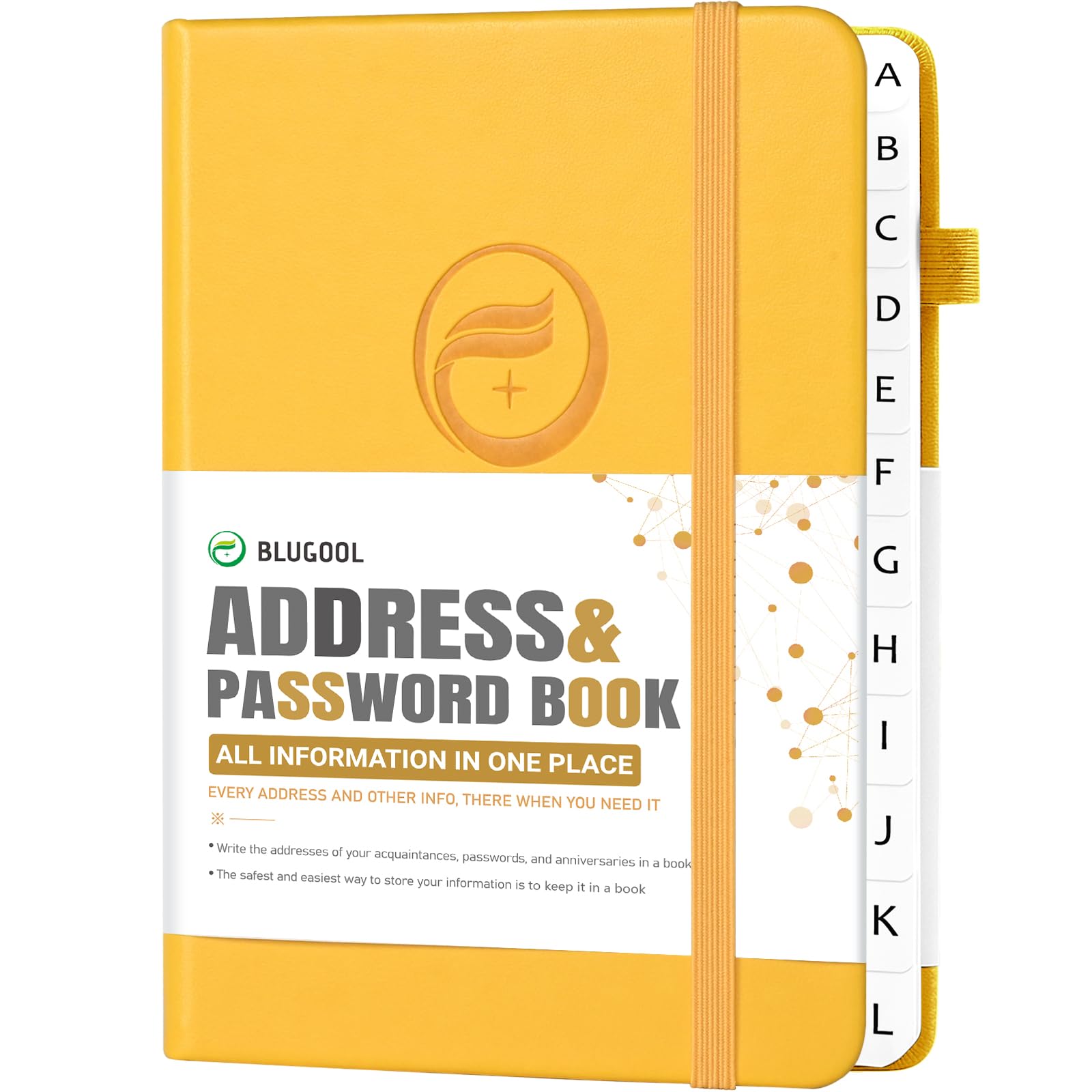 Address Book with Alphabetical Tabs, Hardcover