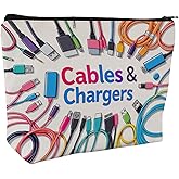 ZOCIGIFTS Canvas Makeup Bag - Multifunctional Travel Pouch, Soft Zippered Cosmetic Organizer for Women, Ideal Gift for Birthday Graduation Christmas (White) (Style C)