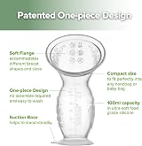 haakaa Manual Silicone Breast Pump with Suction Base Lavender 4oz/100ml view 4