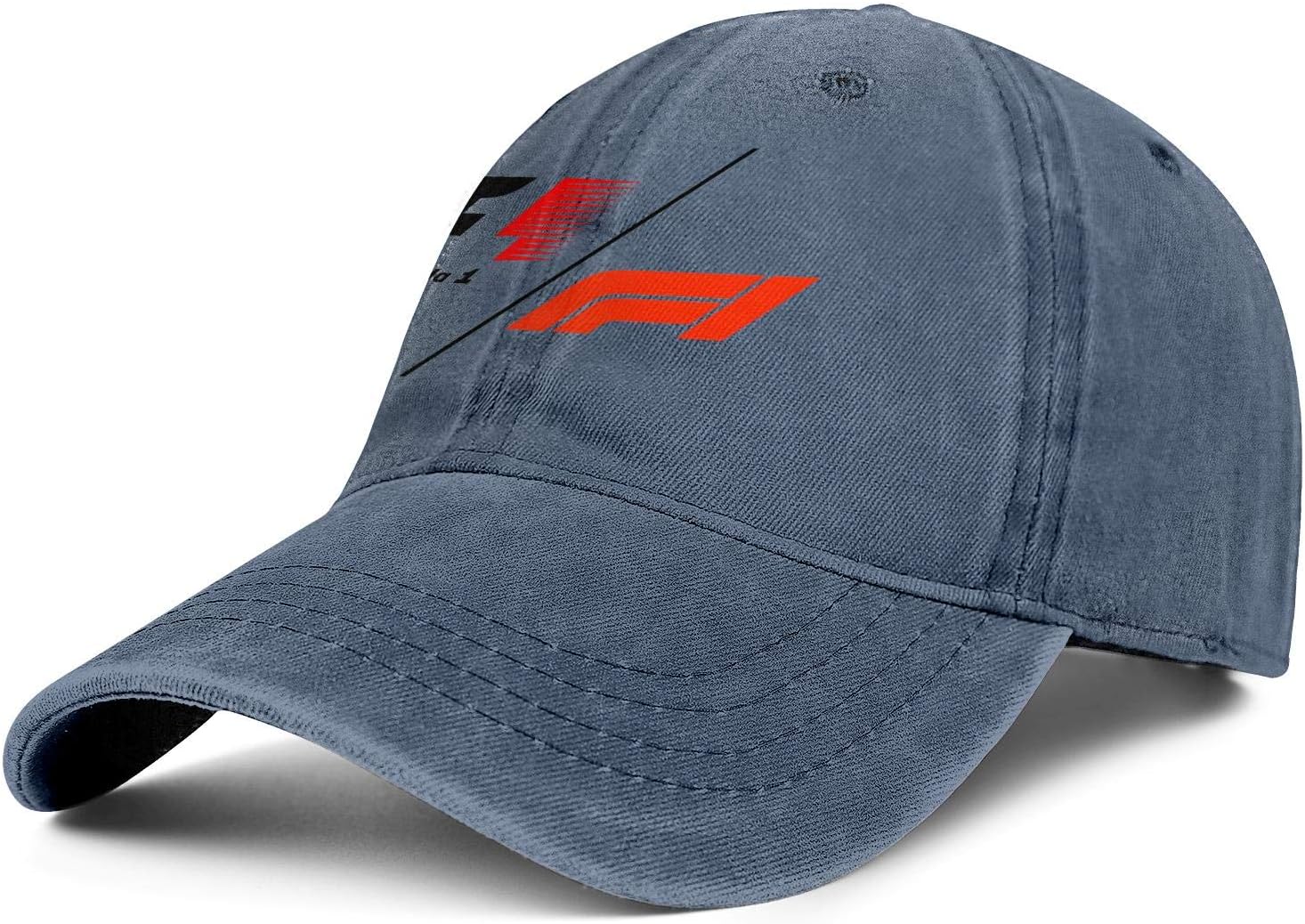Custom Jeans Baseball Caps for Men Formula-1-logo- Unisex Dad Hat Adjustable Snapbacks
