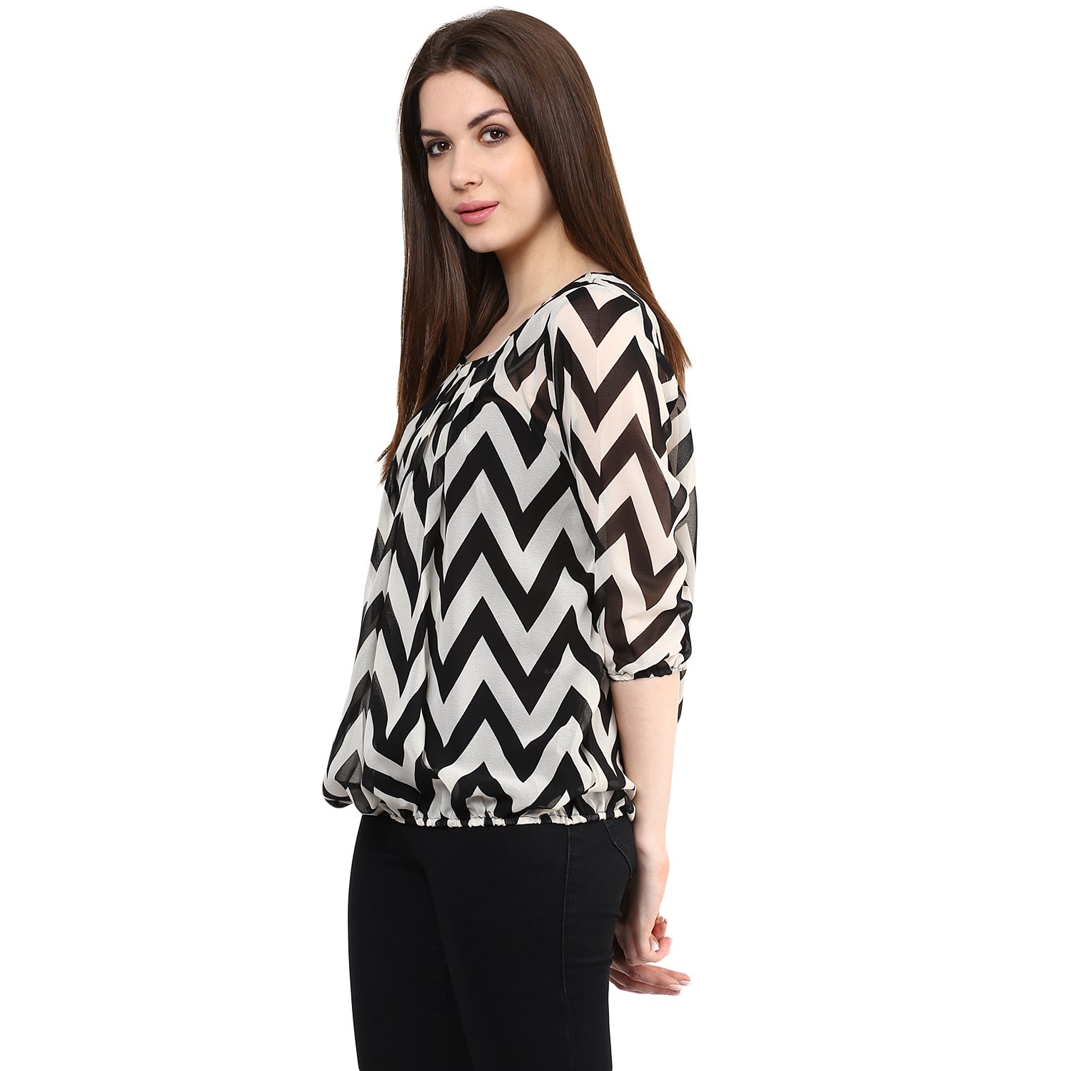 mayra women's georgette top