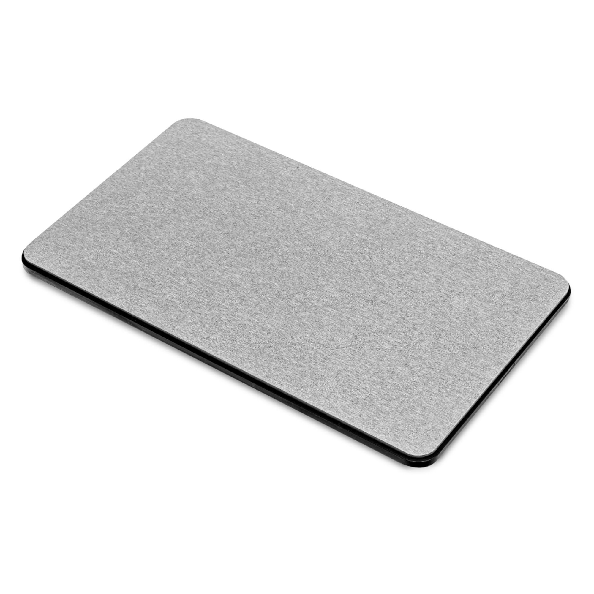 Photo 1 of madesmart Dish Mat, Drying Stone Collection, Accelerates Moisture Evaporation, Natural & Mineral Materials, Non-Slip Base, Carbon