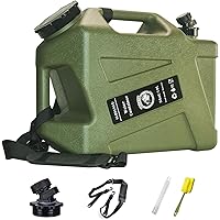 5 Gallon Water Jug with Spigot, BPA Free Leak-Proof Camping Water Container, Portable Emergency Water Storage for Outdoor Hik