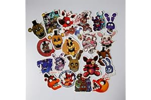 MEET HOLIDAY Kids FNAF Stickers Waterproof Vinyl Scrapbook 50 PCS Stickers Car Motorcycle Bicycle Luggage Decal Laptop Stickers
