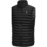 Little Donkey Andy Men's Lightweight Warm Puffer Vest Outdoor Sleeveless Jacket for Golf Hiking Casual Travel